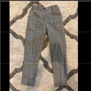 Urban outfitters gingham print straight leg pant